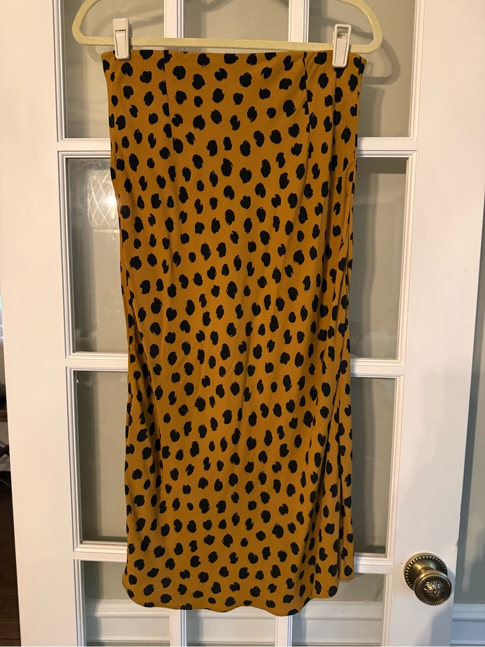 Madewell Leopard Midi Skirt Size 10 Lightweight Capsule Wardrobe Bodycon Great